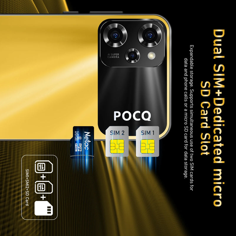 POCO Smartphone X5 Pro Smartphone 7.3 inch Full Screen 4G/5G Cell Phone 16TB+1TB 6800mAh Mobile Phones 108MP Global Version