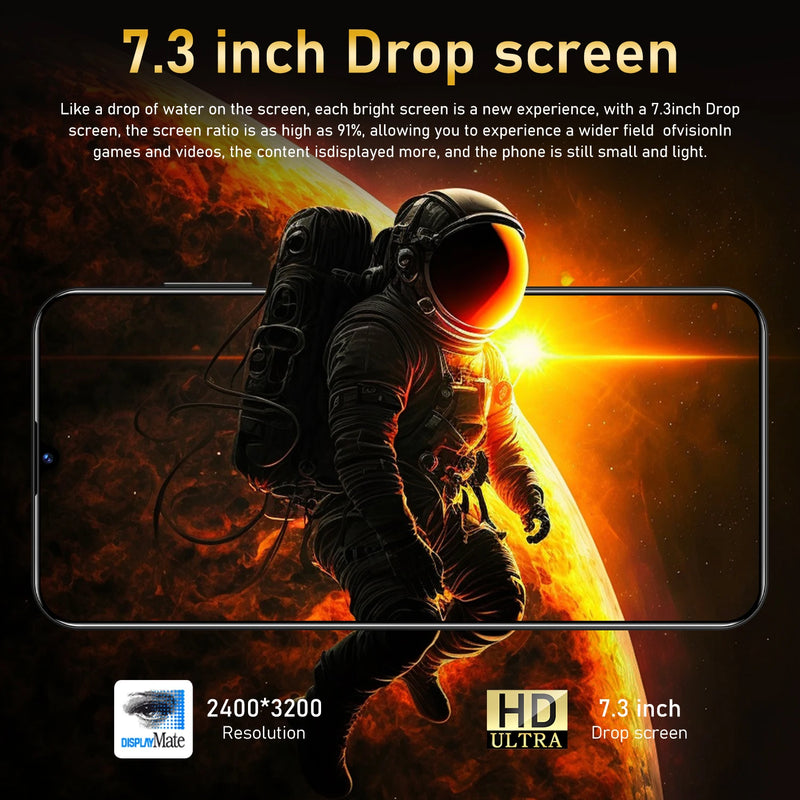 2025 HOT X5 Pro Smartphone Snapdragon 8 Gen 3 72MP+108MP Cellphone Android Unlocked Mobile Phone Celular Nfc