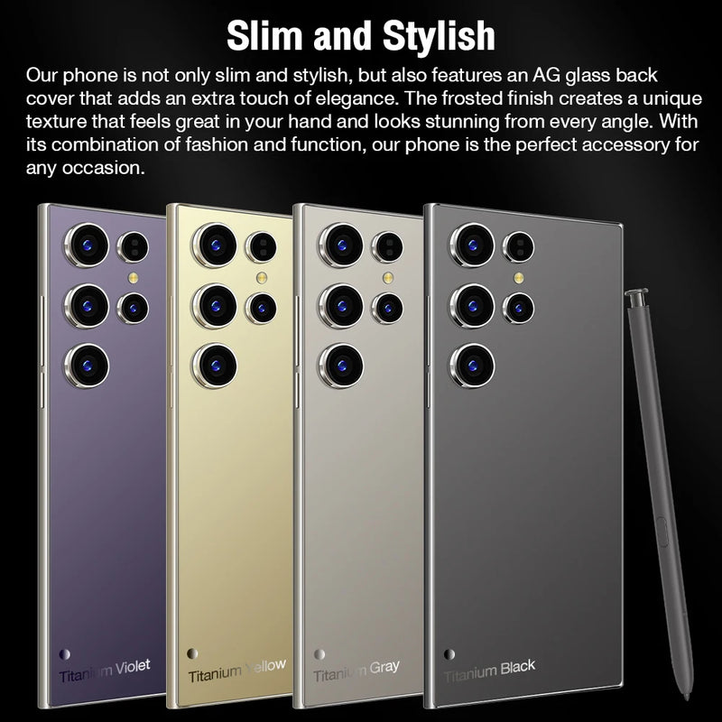 2025 Mobile Phones S26 Ultra 7.3HD Cellphones 22G+2T Original Smartphone Dual SIM Android 14 7800mAh 5G Phone